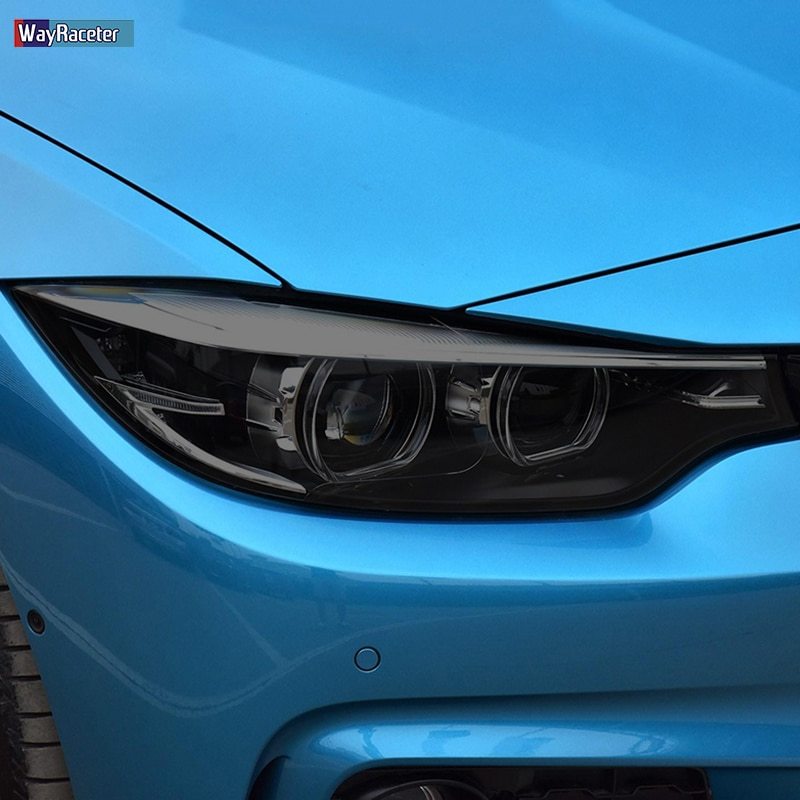 ヘッドライト保護フィルム 保護シート 保護カバー スモーク Bmw 4シリーズ F32 F33 F36