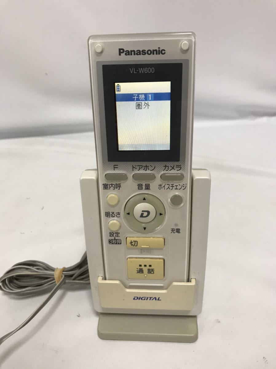 Panasonic パナソニック VL-W600 ワイヤレスモニター 子機 テレビドアホン 通電＆充電確認 ジャンク扱い ① T1052818