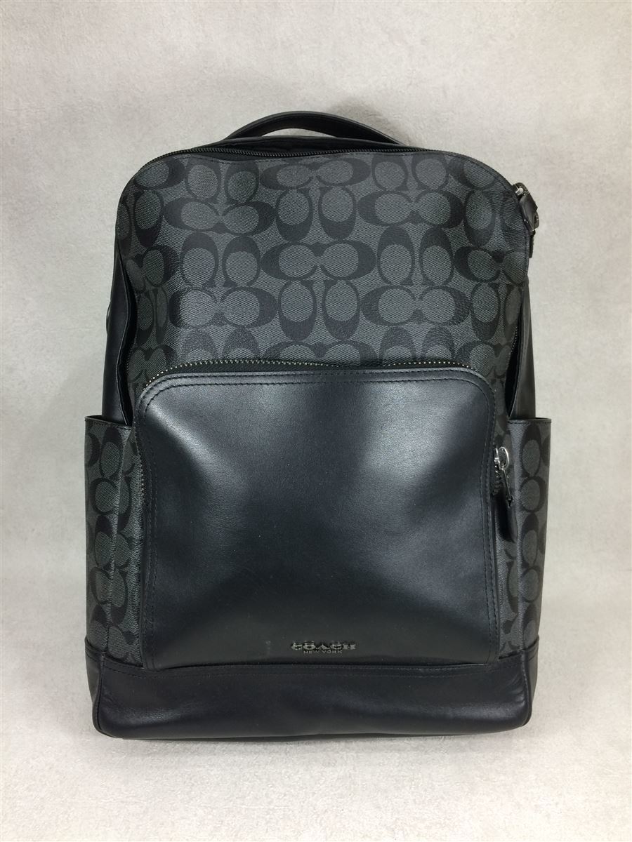  COACH バッグ/リュック/レザー/ブラック/黒/総柄/F38755/シグネチャー/グラハム/デイパック(その他)｜売買されたオークション情報、yahooの商品情報をアーカイブ公開 - オークファン かばん、バッグ