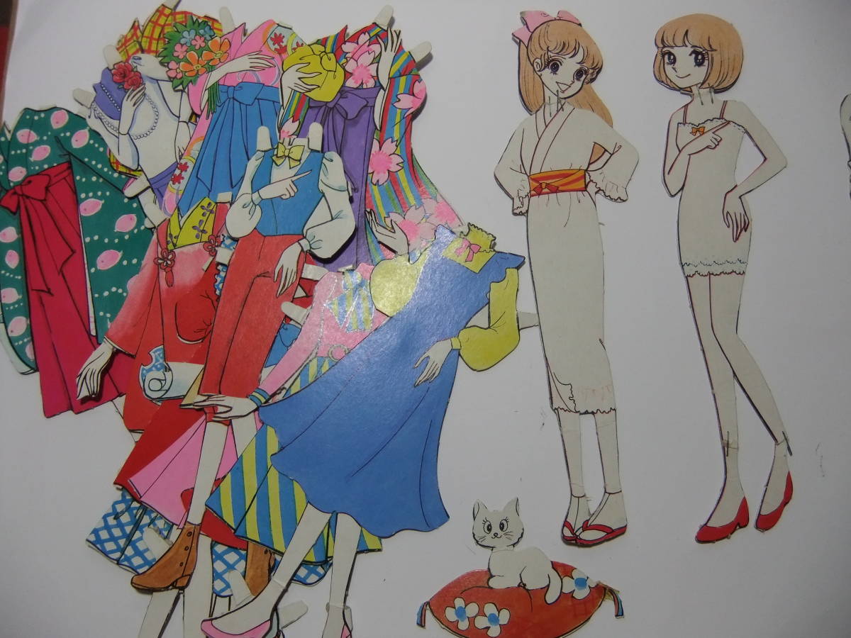 紙製 はいからさん？ 着せ替え きせかえ 女の子 昭和レトロ レトロ