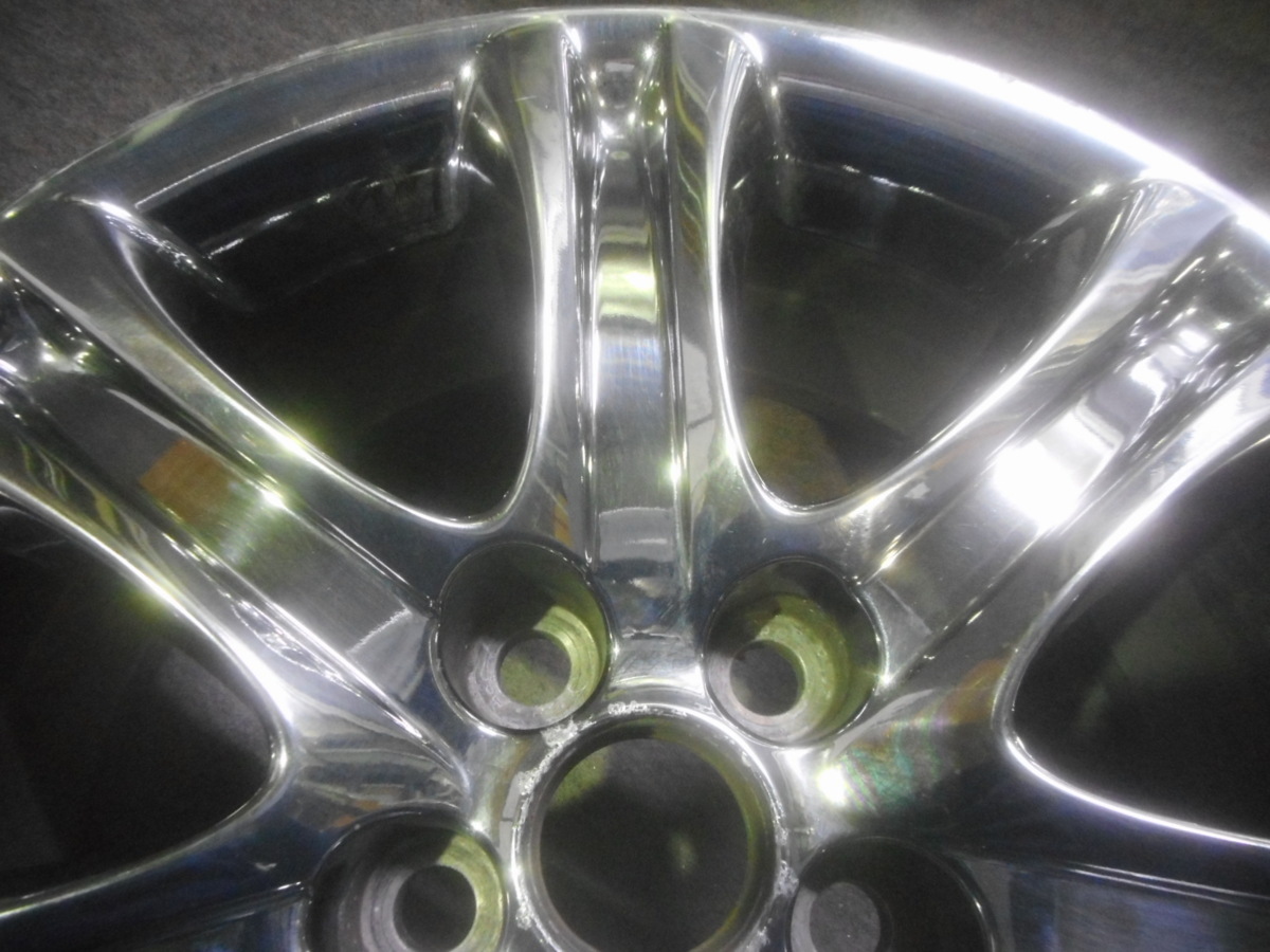 5穴 センチュリー 7.5J 5穴PCD120●4本セット●手渡し可！●(wW320 5Hトヨタ純正アルミホイール センチュリー（P.C.D（mm）120）（ホイール｜タイヤ トヨタ 純正 センチュリー 18in 7.5J PCD120 OFF+32 4本 [1454]