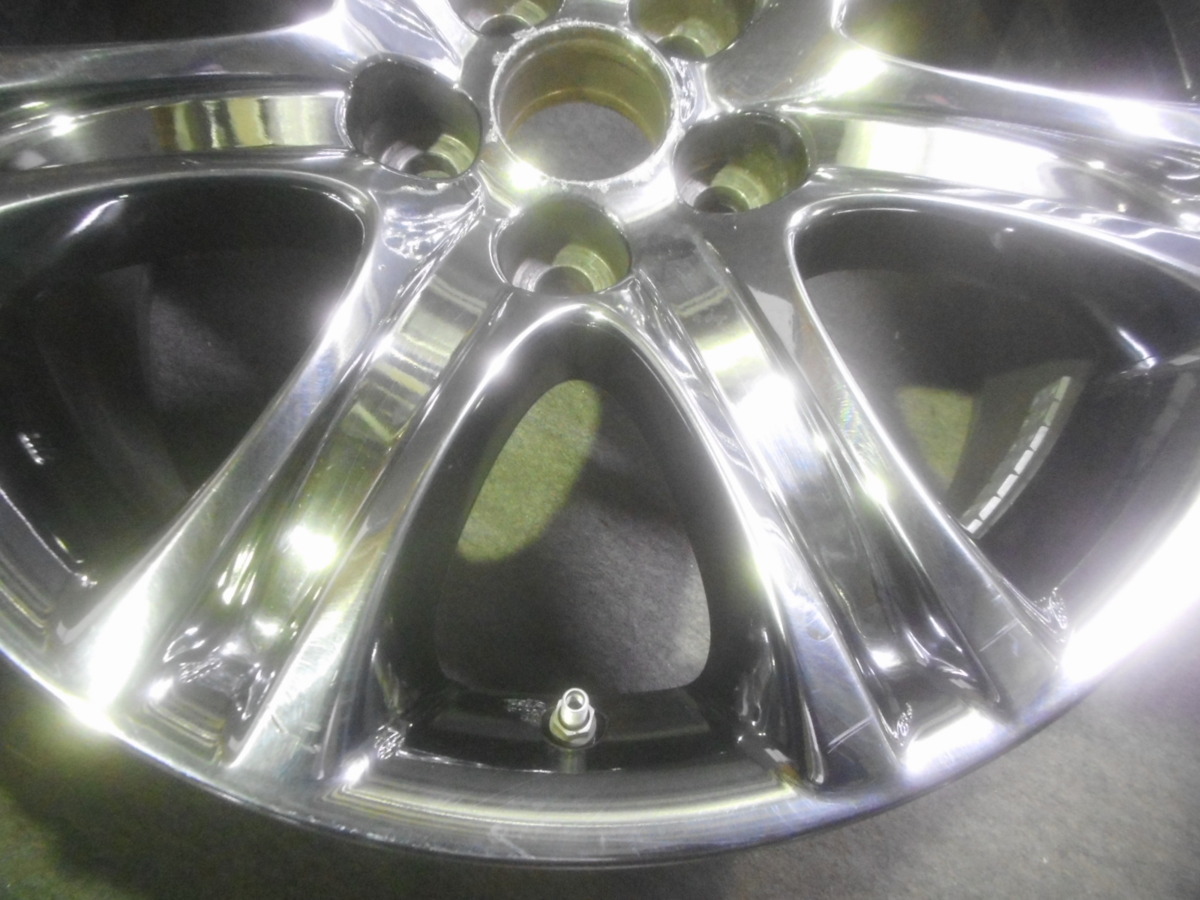 5穴 センチュリー 7.5J 5穴PCD120●4本セット●手渡し可！●(wW320 5Hトヨタ純正アルミホイール センチュリー（P.C.D（mm）120）（ホイール｜タイヤ トヨタ 純正 センチュリー 18in 7.5J PCD120 OFF+32 4本 [1454]