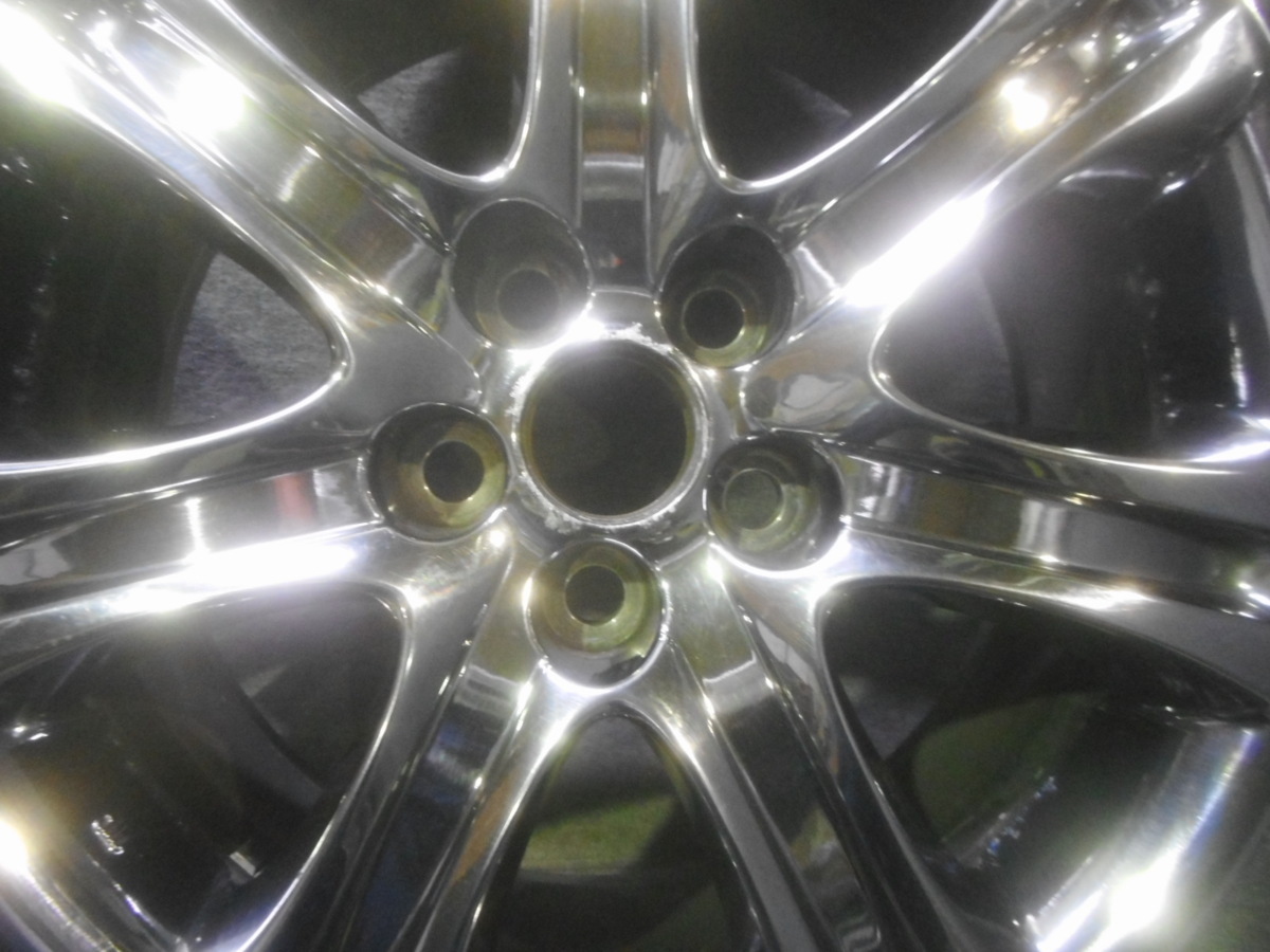 5穴 センチュリー 7.5J 5穴PCD120●4本セット●手渡し可！●(wW320 5Hトヨタ純正アルミホイール センチュリー（P.C.D（mm）120）（ホイール｜タイヤ トヨタ 純正 センチュリー 18in 7.5J PCD120 OFF+32 4本 [1454]