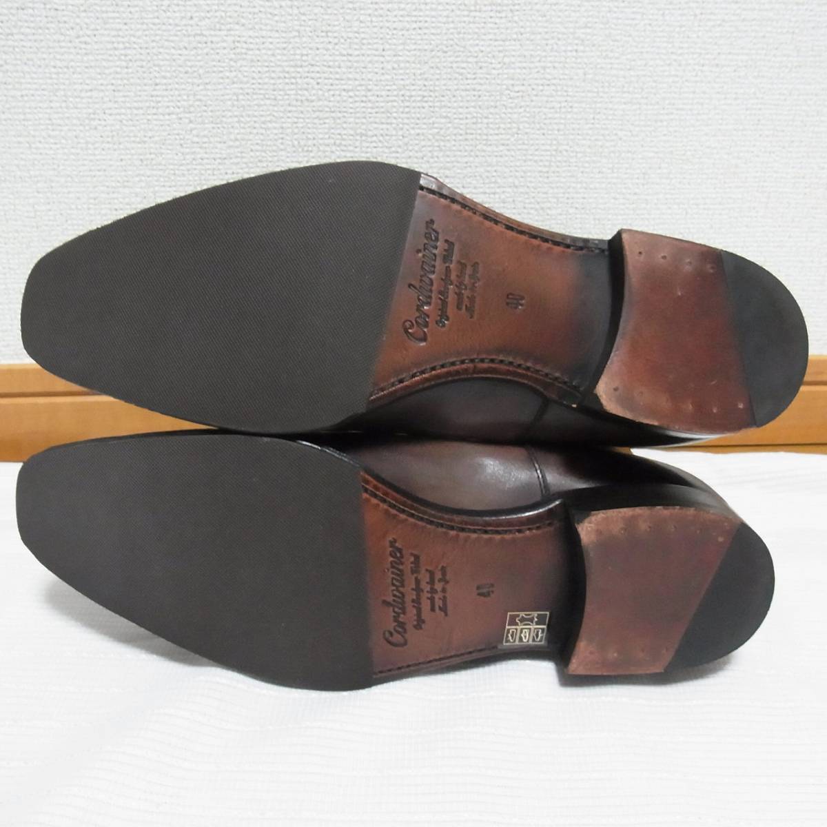 美品 スペイン製 Cordwainer コードウェイナー レザー ブーツ 40 コードウェイナー Cordwainer メンズ ビジネス クインクラシコ（Queen ストレート