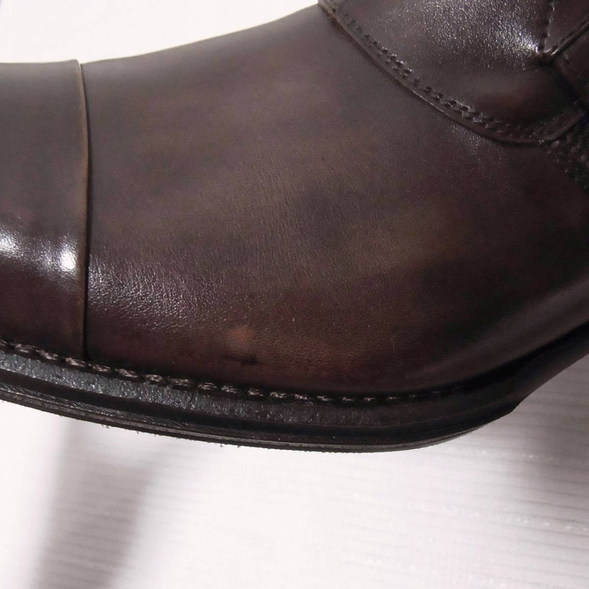 美品 スペイン製 Cordwainer コードウェイナー レザー ブーツ 40 コードウェイナー Cordwainer メンズ ビジネス クインクラシコ（Queen ストレート