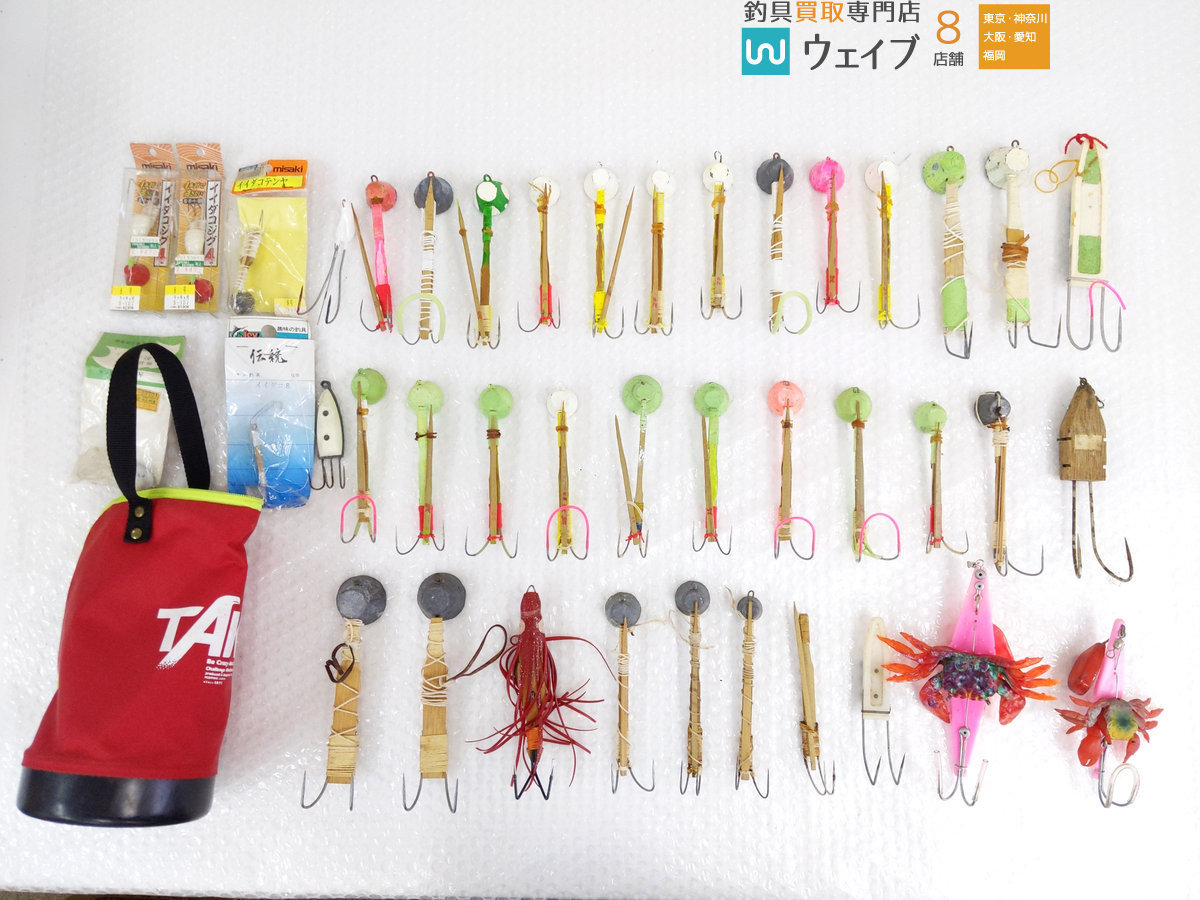 ミサキ サン釣具 他 イイダコテンヤ タコテンヤ タコ掛け ほか 仕掛 約30点 海水 売買されたオークション情報 Yahooの商品情報をアーカイブ公開 オークファン Aucfan Com