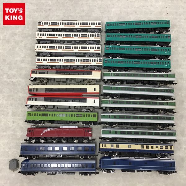 1円 訳あり ジャンク KATO 他 Nゲージ モハ102-184 カニ21 8 等 / 鉄道