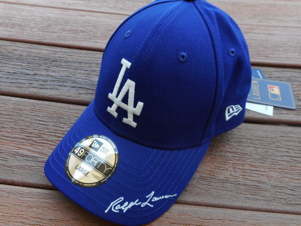 US正規品 限定コレクション カリフォルニア発 Ralph Lauren ラルフローレン ドジャース キャップ ブルー -L- 国際宅配便 追跡有 関税込