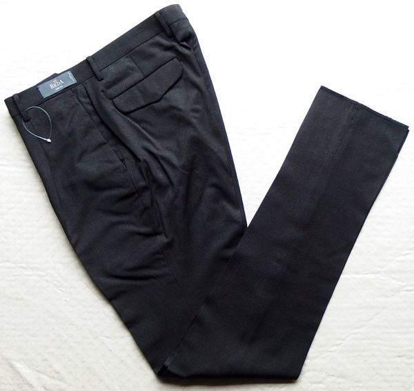 限定セール，セール REDA イタリア製110's生地ウール1タック 黒&濃灰/チェック W85(Lサイズ)｜売買されたオークション情報、yahooの商品情報をアーカイブ公開 - オークファン Lサイズ