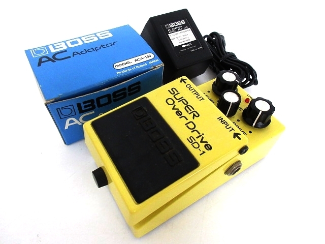 驚きの破格値 XD148 ボス スーパーオーバードライブ SD-1 ACアダプター付 / BOSS SUPER OVER DRIVE ACA-100 エフェクター ヴィンテージ(オーバードライブ)｜売買されたオークション情報、yahooの商品情報をアーカイブ エフェクター