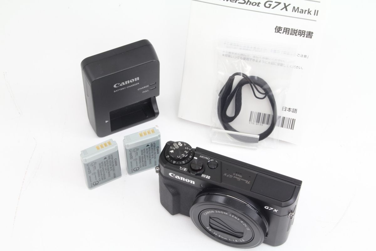 送料無料 | 動作保証 | 新品同様 】 Canon PowerShot G7 X Mark II 