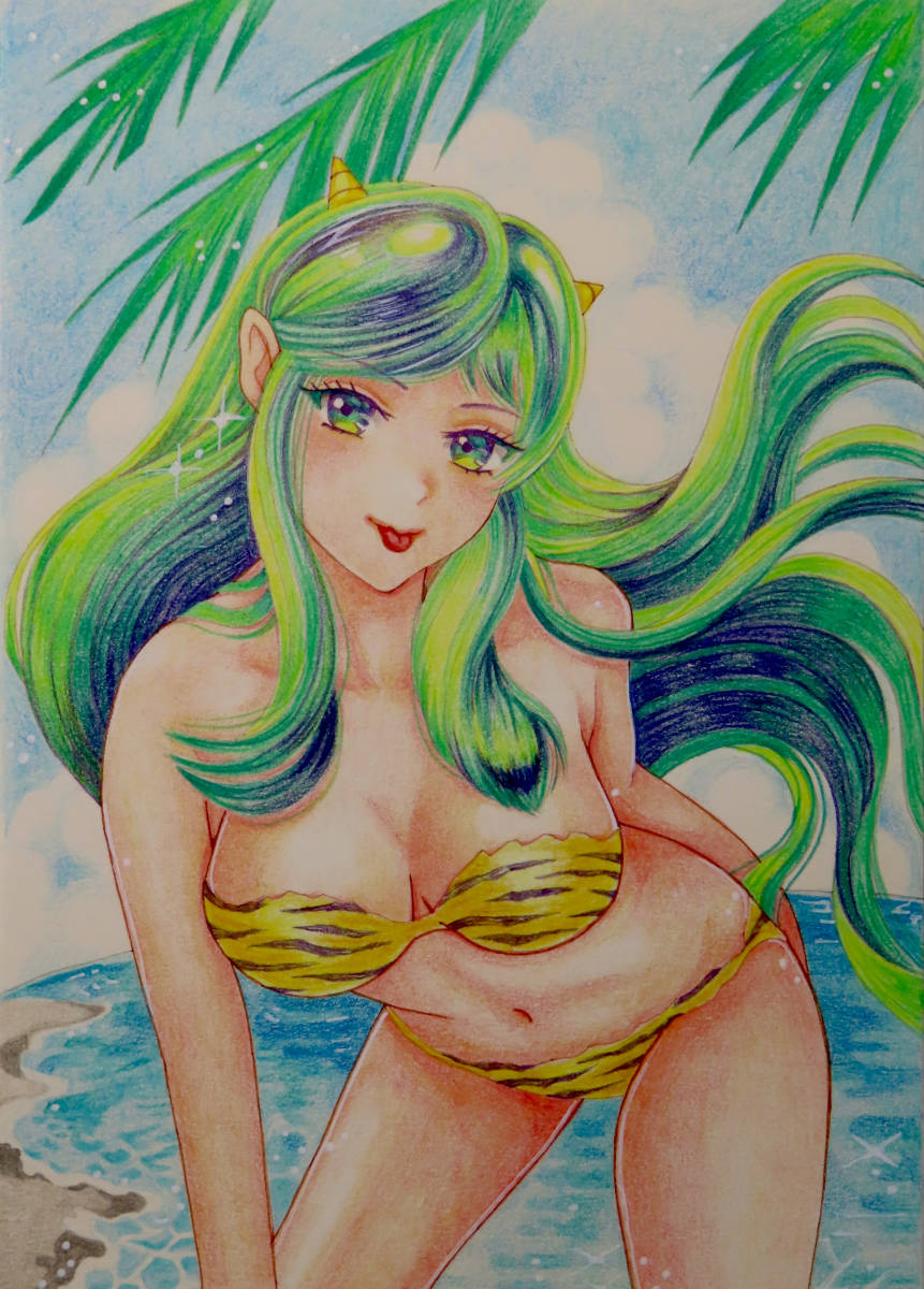 手描きイラスト A5 原画 うる星やつら ラムちゃん こ んがり焼くっちゃよ 手描きイラスト 売買されたオークション情報 Yahooの商品情報をアーカイブ公開 オークファン Aucfan Com