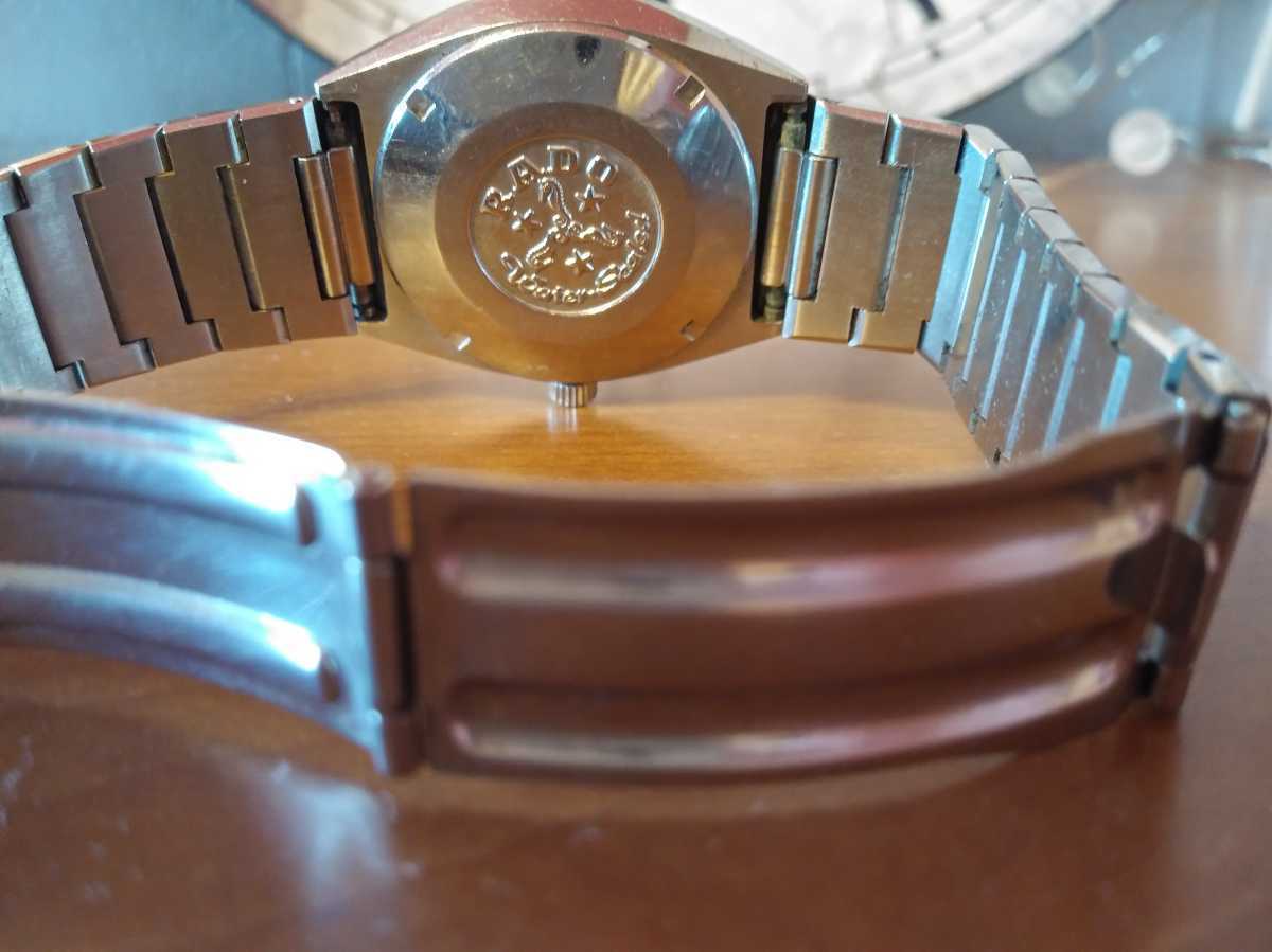 ラドー　ヴィンテージ　自動巻き 自動巻き RADO ラドー カットガラス ルミノ シルバー