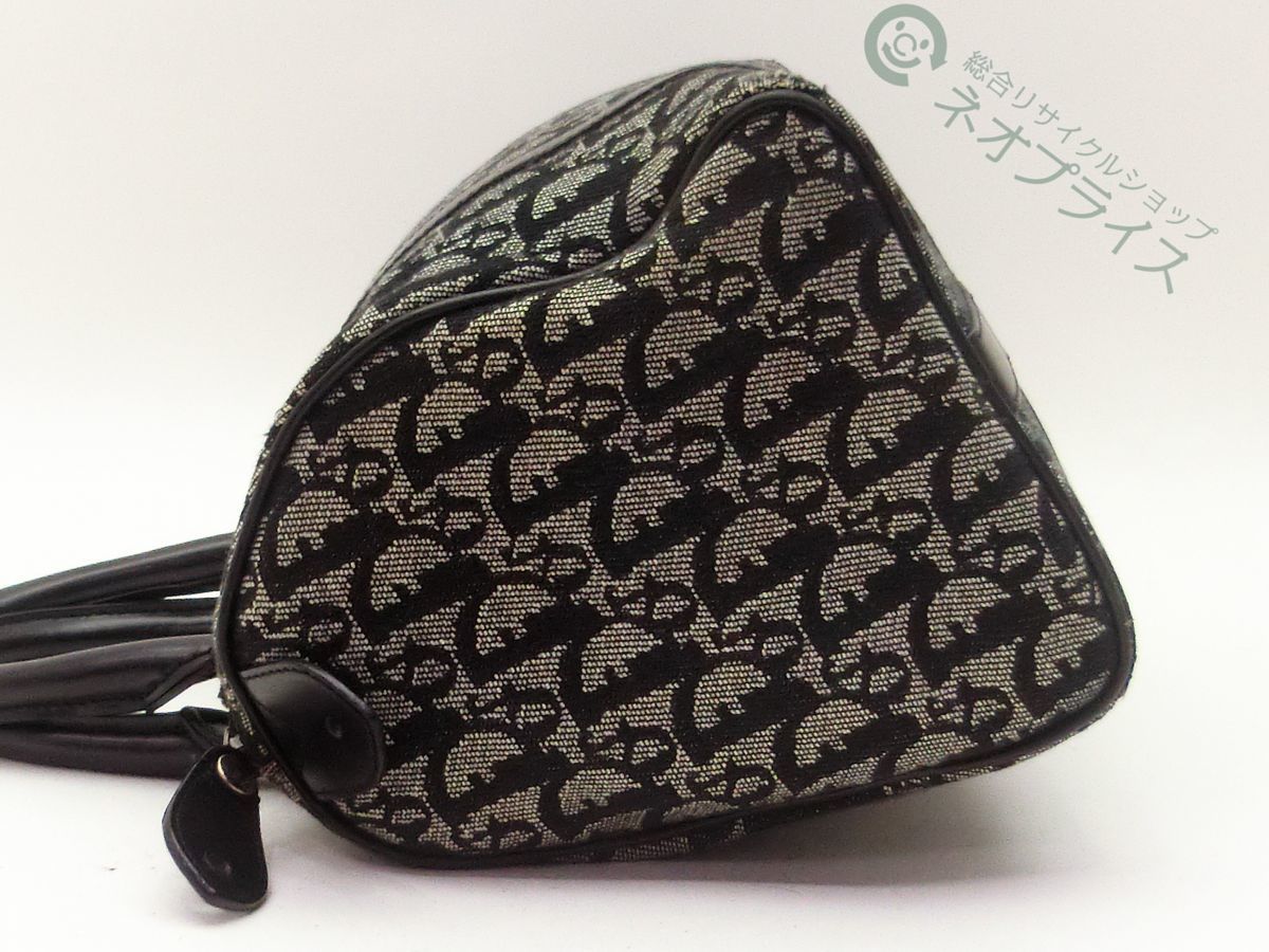 ◇Z8929 Dior ディオール トロッター柄 キャンバス レザー ミニ