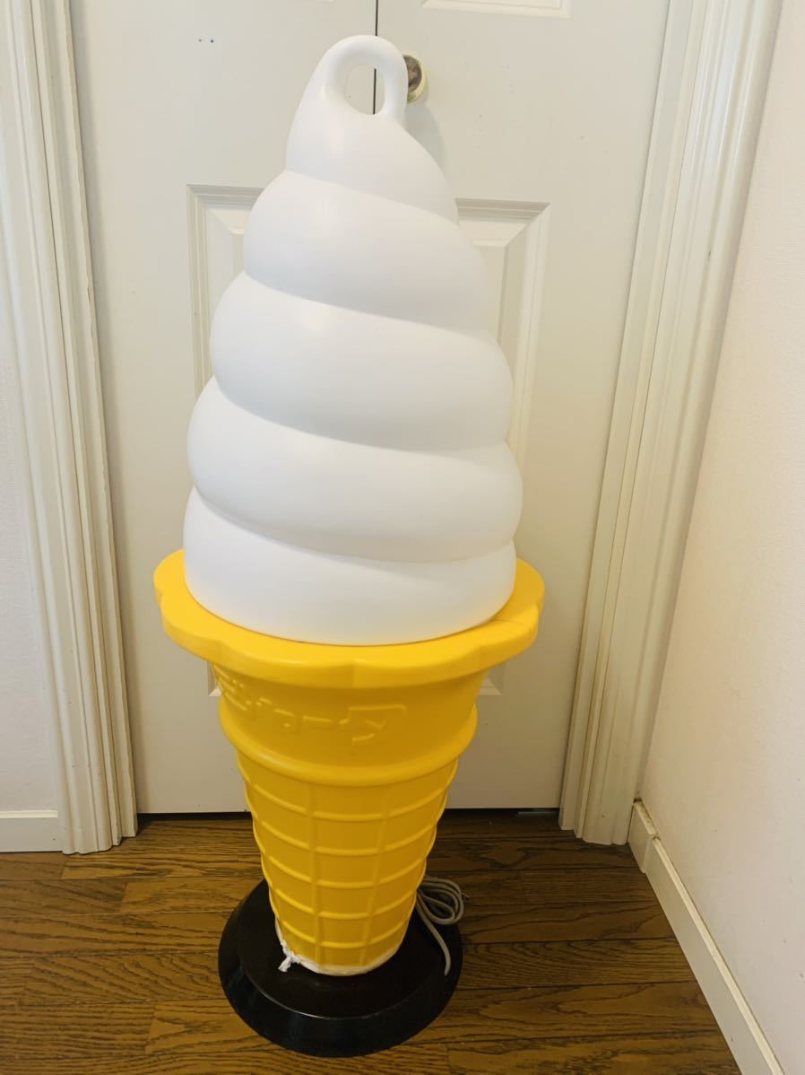店舗用品 ソフトクリーム あんどん 置物