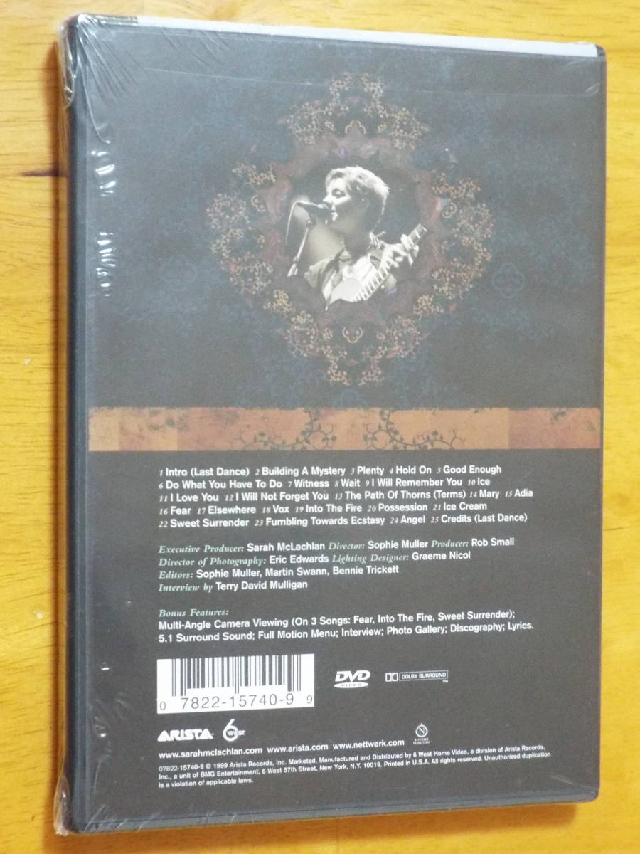 Dvd サラ マクラクラン ミラーボール カナダ出身シンガーソング ライター Sarah Mclachlan Mirrorball Live 輸入盤 ロック ポップス 洋楽 売買されたオークション情報 Yahooの商品情報をアーカイブ公開 オークファン Aucfan Com