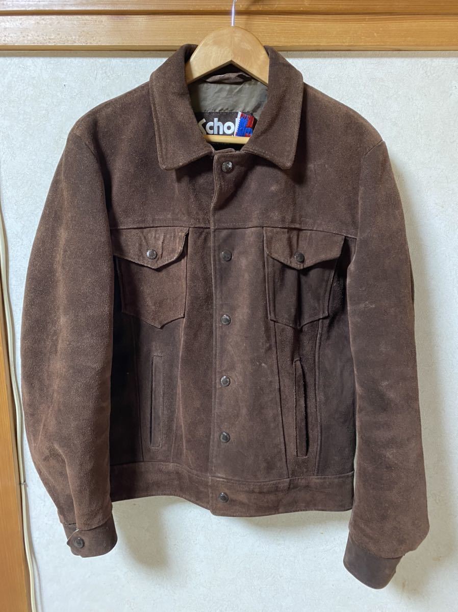 Schott スエード トラッカージャケット 36 レザージャケット 【公式通販】