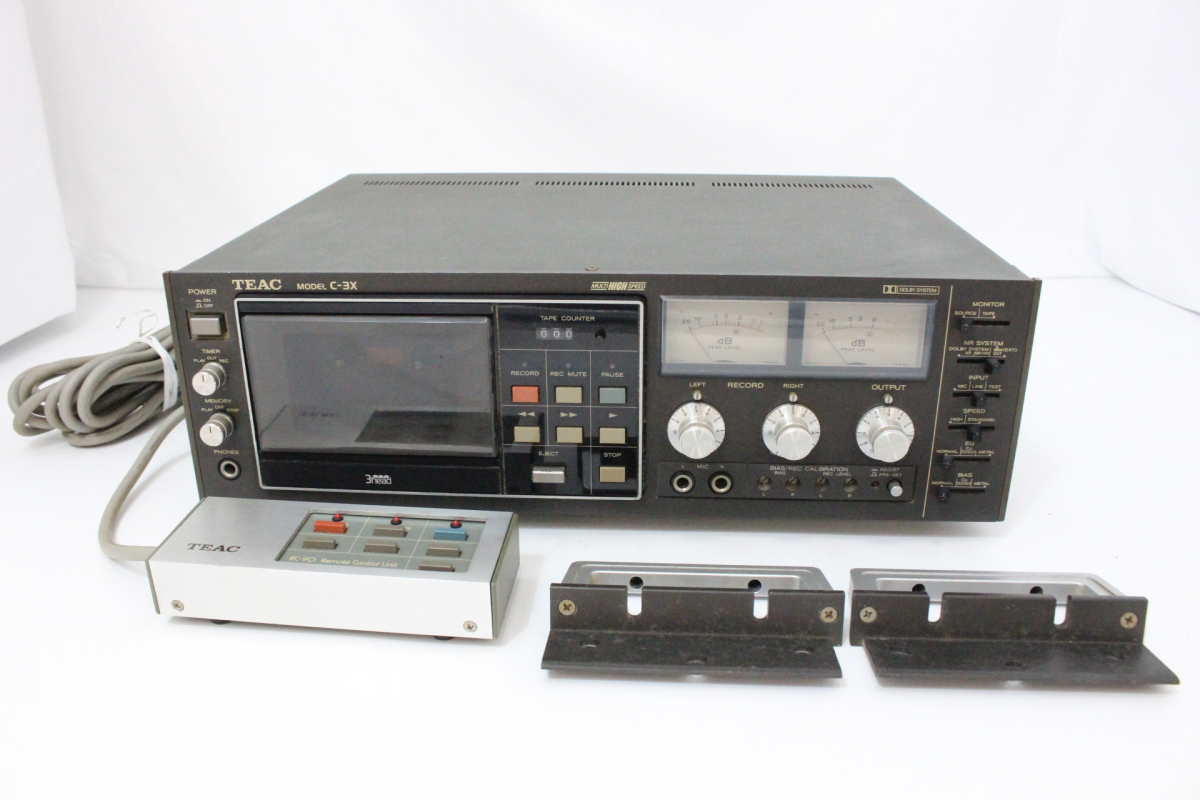 TEAC C-3X カセットプレーヤー　通電確認済 TEAC C-3X カセットプレーヤー 通電確認済 【公式通販】