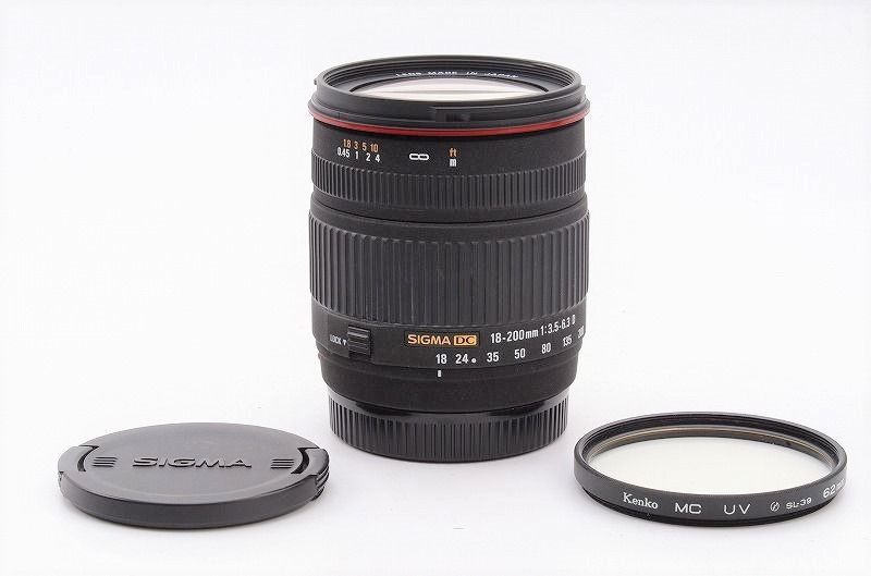18-200mm DC F3.5-6.3 OS SIGMA HSM MACRO シグマ | SIGMAの18 極上