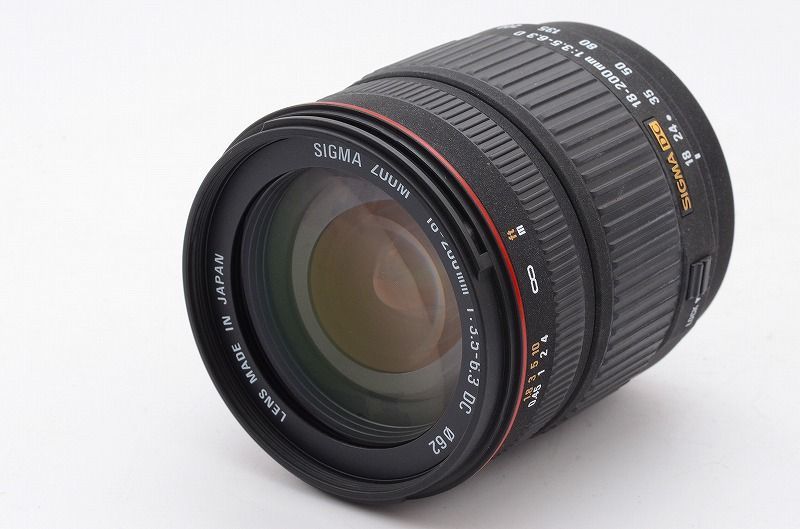 18-200mm DC F3.5-6.3 OS SIGMA HSM MACRO シグマ | SIGMAの18 極上