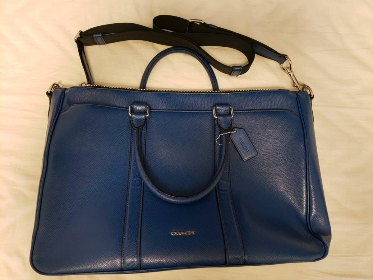 コーチ 巾着 デニム COACH レザー ショルダーの通販 バッグ 