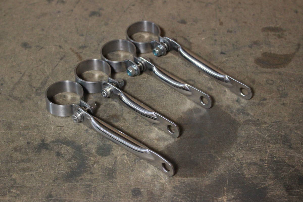 本物保証，新品 SR400 ステンレスパイプ ヘッドライトステー &phi;３５ステンレス カフェレーサー ロッカーズ ルーカス デルスラーラHiroshimaｋ９６４(ヘッドライト)｜売買されたオークション情報、yahooの商品 ヤマハ用