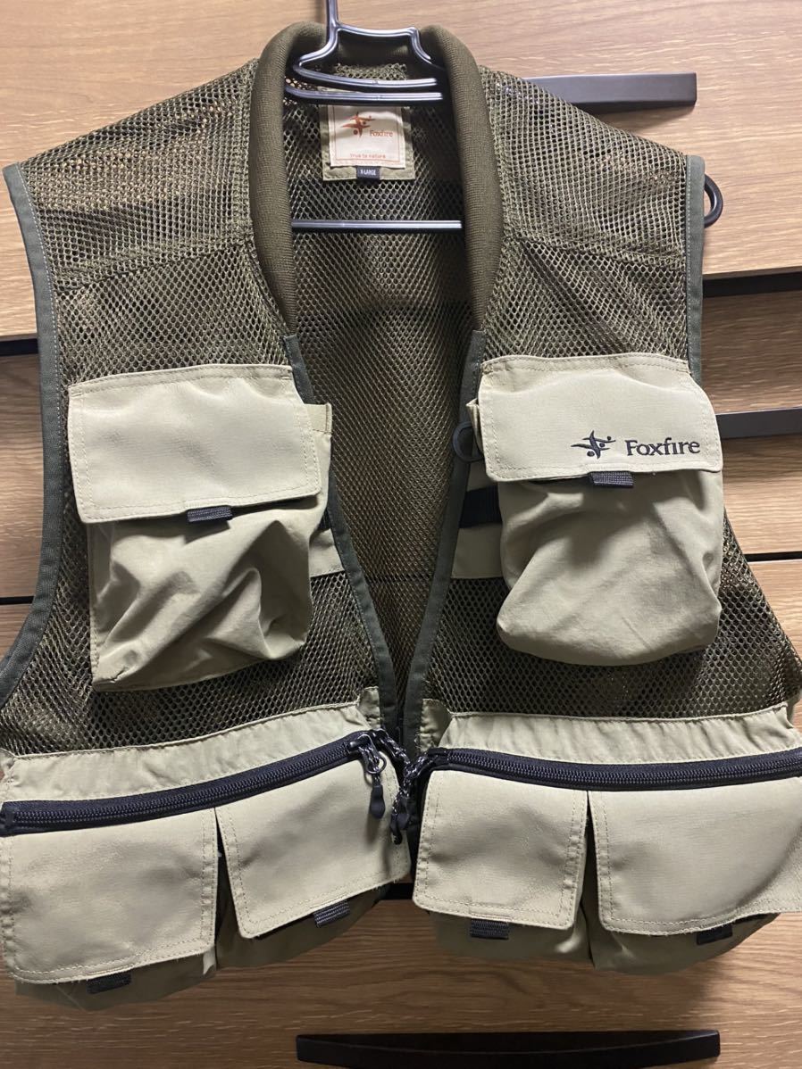Foxfire エキスパートメッシュベスト カーキ Foxfire エキスパート