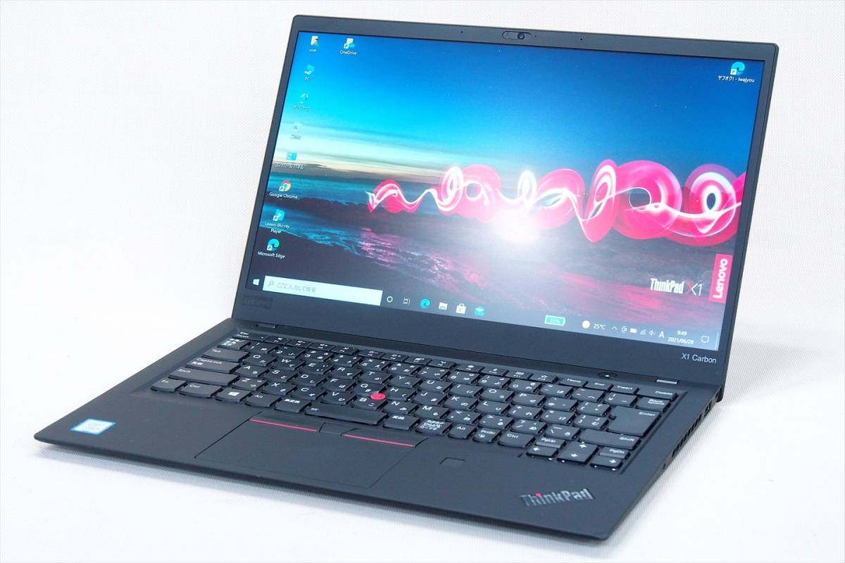 【即配】2018年モデル！第8世代Corei5+SSD256GB+8Gメモリ！14型FHD液晶！X1 Carbon i5-8250U カメラ Win10