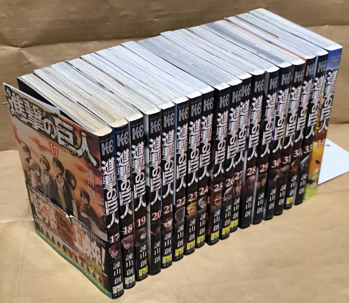 進撃の巨人 | 全巻セット 1-34巻 全34巻 (講談社コミックス) |本