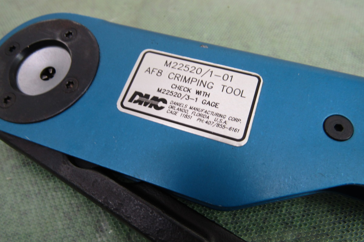 AF8 | M22520⁄1-01 コンタクトピン圧着工具 M22520 圧着ペンチ MIL規格 ⁄