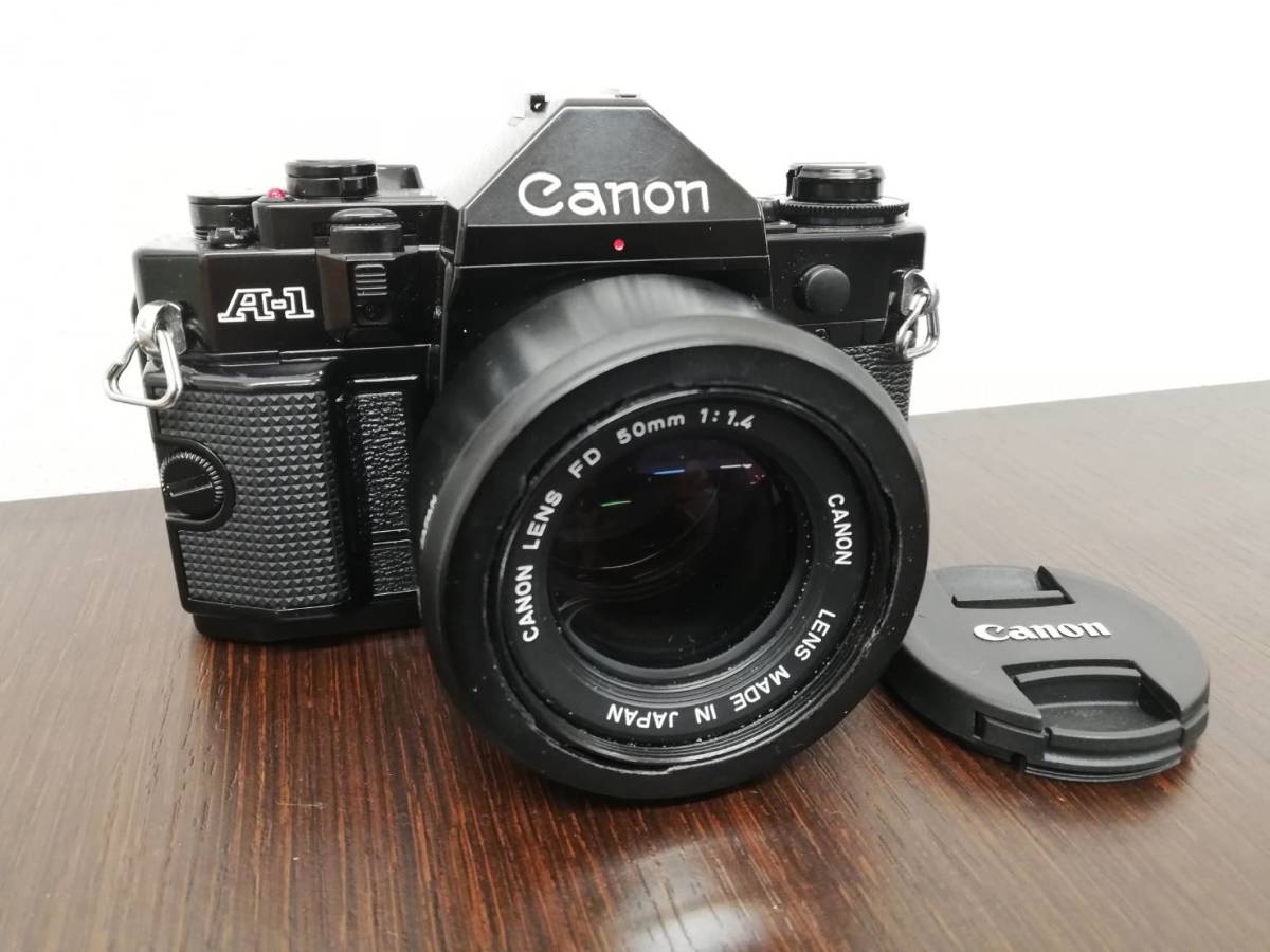 3969 Canon キャノン A-1 + CANON LENS FD 50mm F1.4 フィルムカメラ