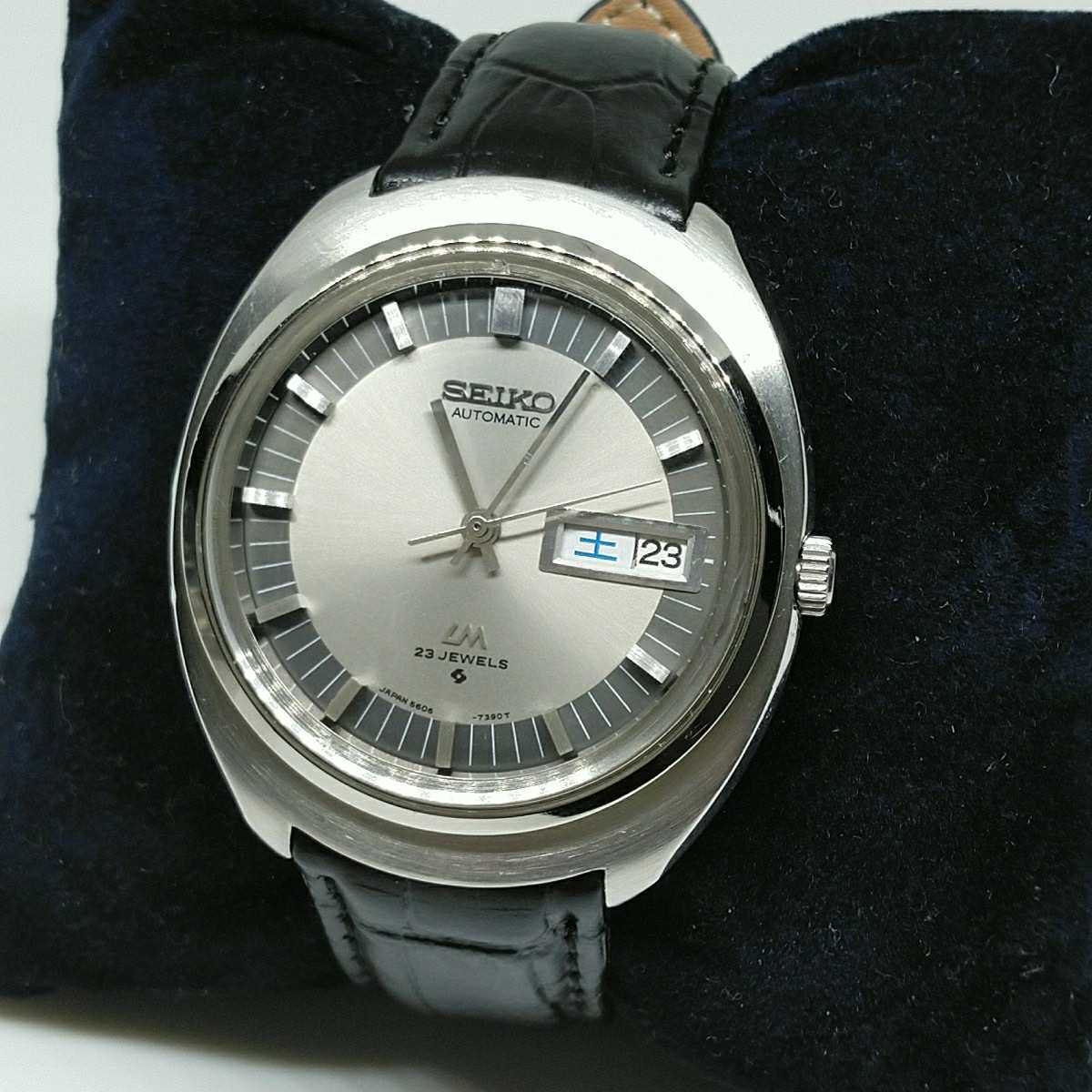 美品　SEIKO　セイコー　LM ロードマチック　自動巻き　5606ー7160 稼働品