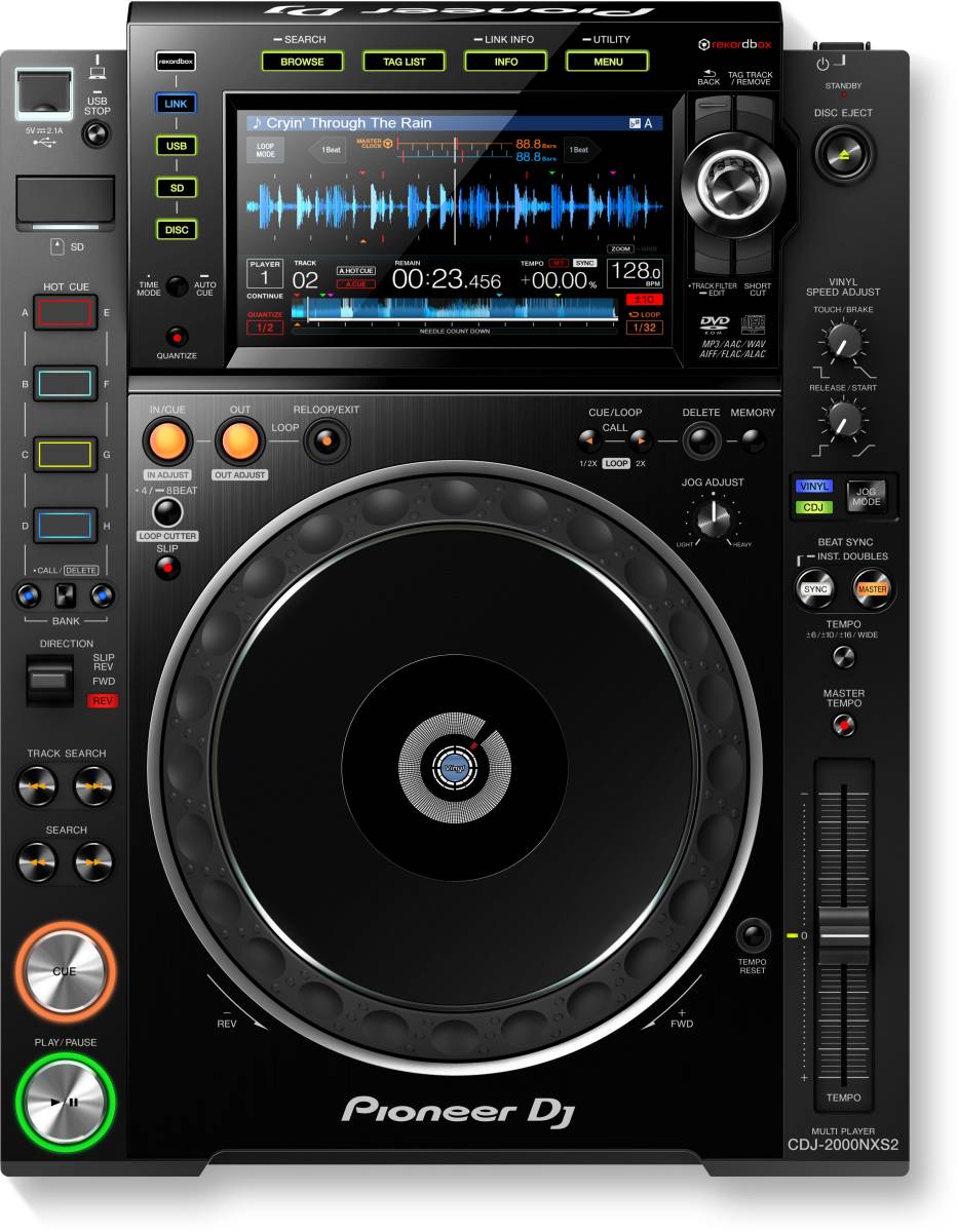 【限定セール，人気セール】PIONEER DJ CDJ-2000NXS2 ハイレゾ対応 プロフェッショナル DJマルチプレーヤー DECKSAVER付(CDJ)｜売買されたオークション情報、yahooの商品情報をアーカイブ公開 - オークファン CDJ