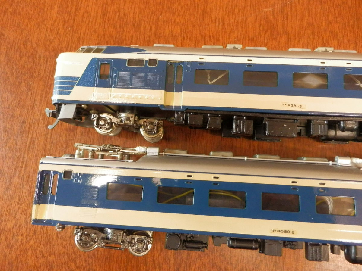 KTM 鉄道模型 寝台特急電車 581系 モハネ580形 本体 KTM / HOゲージ 国鉄 581系 クハネ581形 モハネ580形 寝台特急電車 まとめ