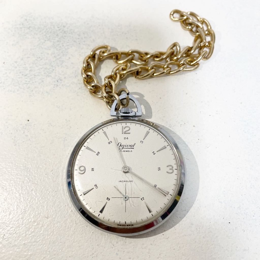 商館懐中時計 懐中時計 ファブルブランド、野羊印、0,800(銀80％)の