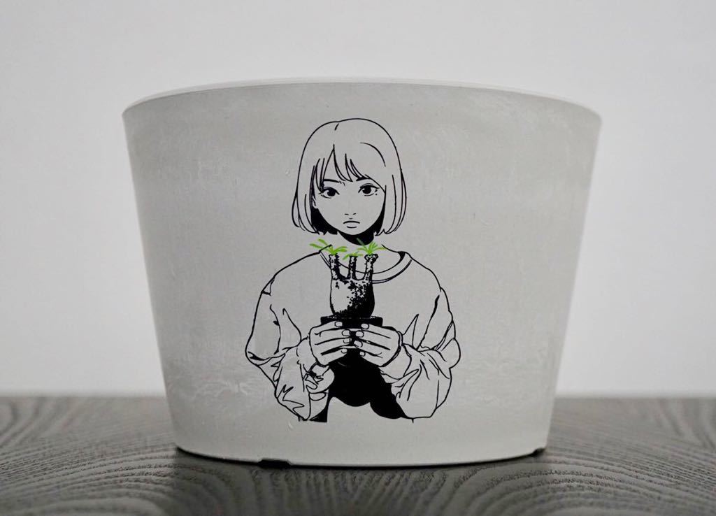 Backside works.× BOTANIZE POT M コラボ鉢 Backsideworks ボタナイズ