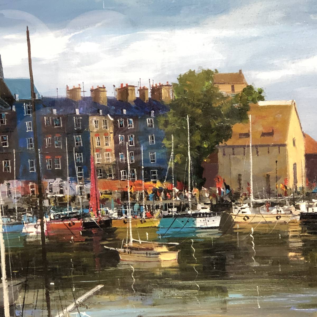 真作 酒井健吉 F10号 オンフルール 油絵 額装 油彩 船 海 街並み 港 外国 オンフ ルール インテリア 作家 実力作家 港町風景 自然 風景画 売買されたオークション情報 Yahooの商品情報をアーカイブ公開 オークファン Aucfan Com