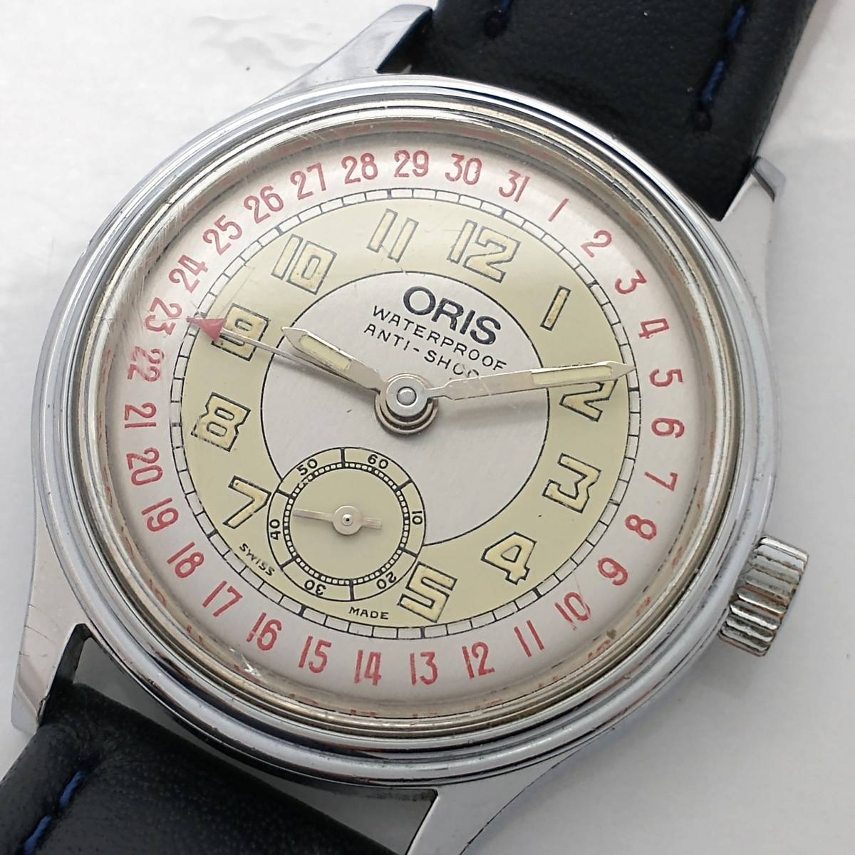 ポインターデイト 手巻き 0 オリス ORIS 稼働⁄ヴィンテージオリス 