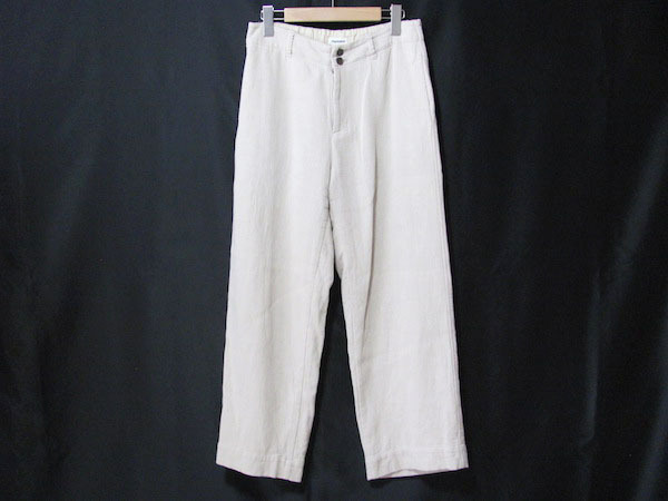 #anc プランテーション Plantation パンツ M アイボリー 麻混 レディース [680159]