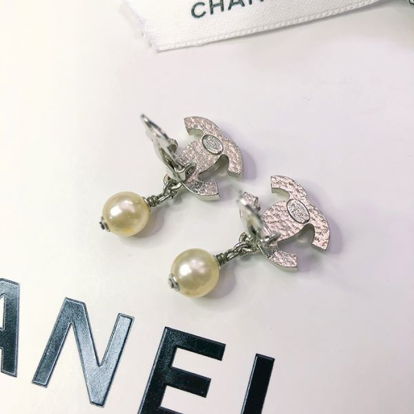 CHANEL/シャネル】イヤリング パール シルバー ココ銀 イヤリング ココ 