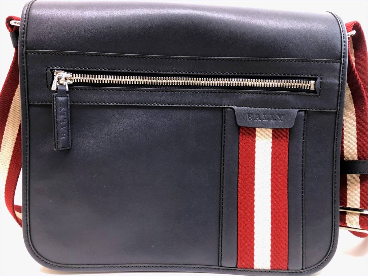 BALLY バリー トレインスポッティング ストライプ メッセンジャー 