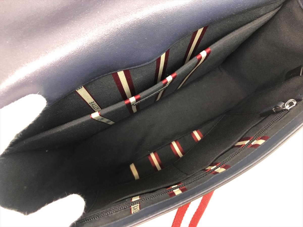 BALLY バリー トレインスポッティング ストライプ メッセンジャー 