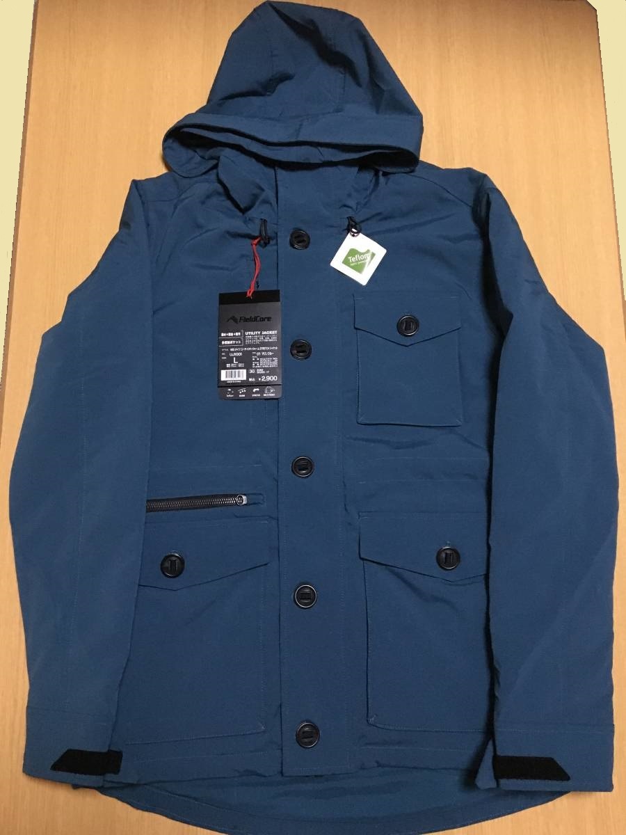 ワークマン【Lサイズ】M65タイプ ユーティリティウォーム STRETCH（ストレッチ）ジャケット マリンブルー