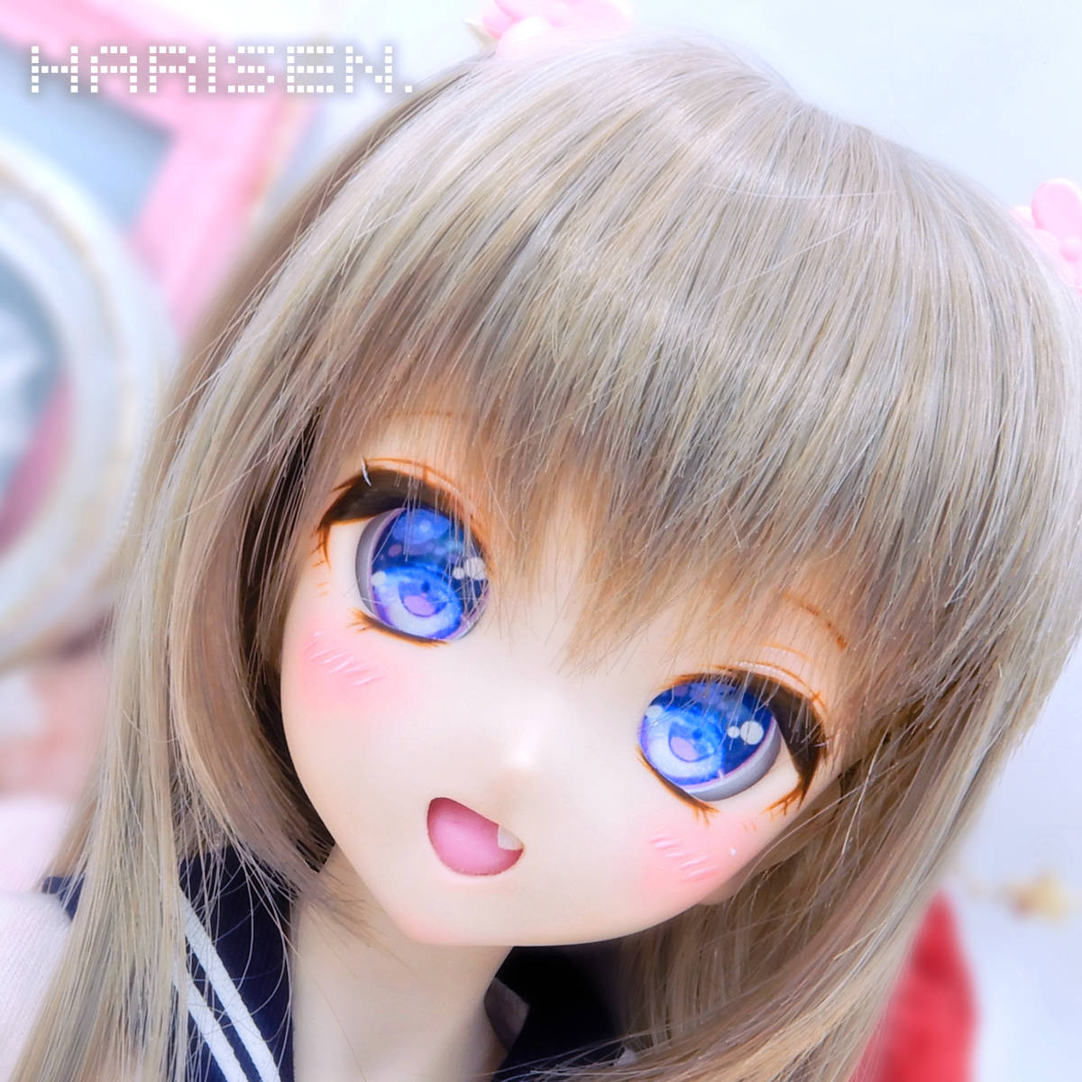 DDH-10 開口 カスタムヘッド＋おまけレジンアイ フレッシュ肌（旧ノーマル肌）難あり ::HARISEN.::