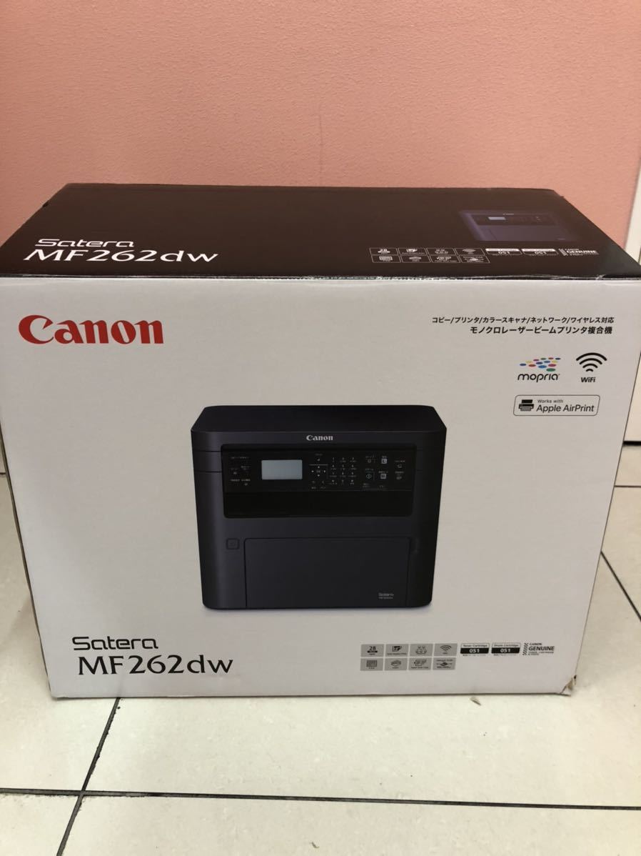 Canon キャノン レーザープリンター A4モノクロ複合機 Satera MF262DW 28PPM/有線・無線LAN テレワーク向け 複合機 レーザーカートリッジ