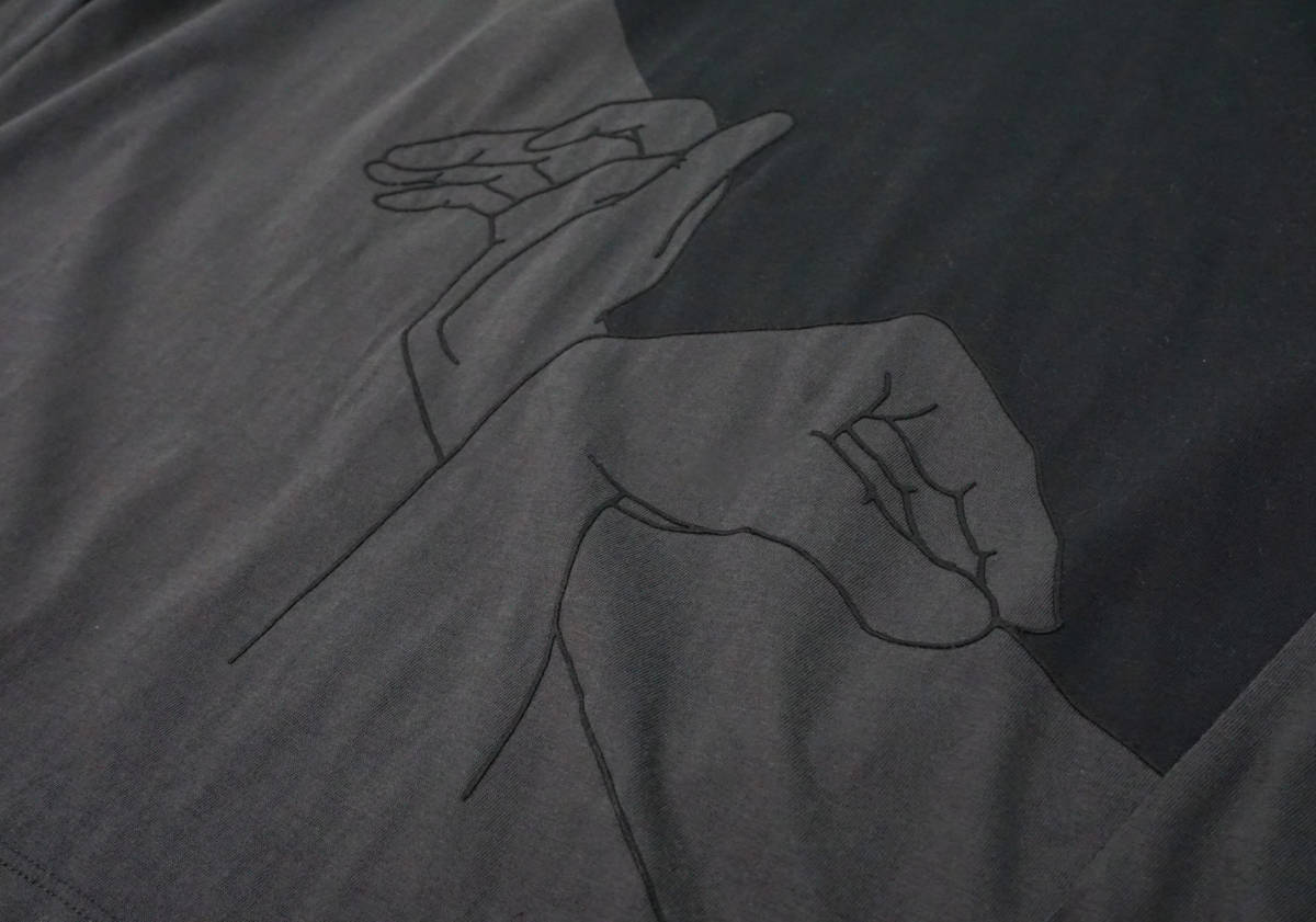 hussein chalayan プリント ロングスリーブTシャツ カットソー