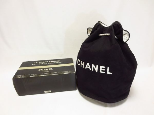 CHANEL シャネル プールバッグ ワンショルダー 肩掛け 箱入 黒 LE SPORT CHANEL ACTIVE BODY COLLECTION 0716