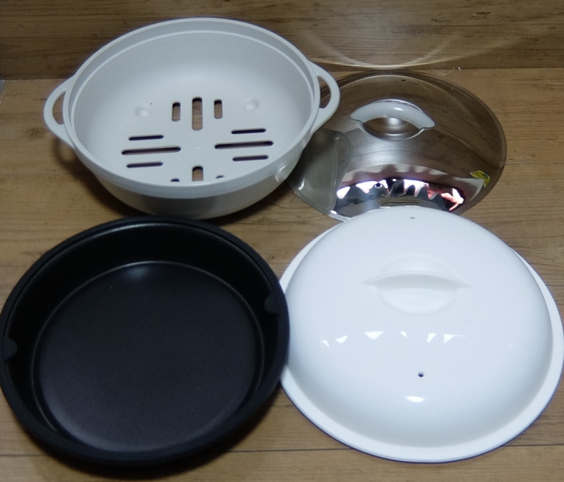 アサヒ軽金属 レンジパン(電子レンジ専用フライパン) 未使用 アサヒ軽金属 電子レンジ専用フライパン ニューレンジパン 使用感無く