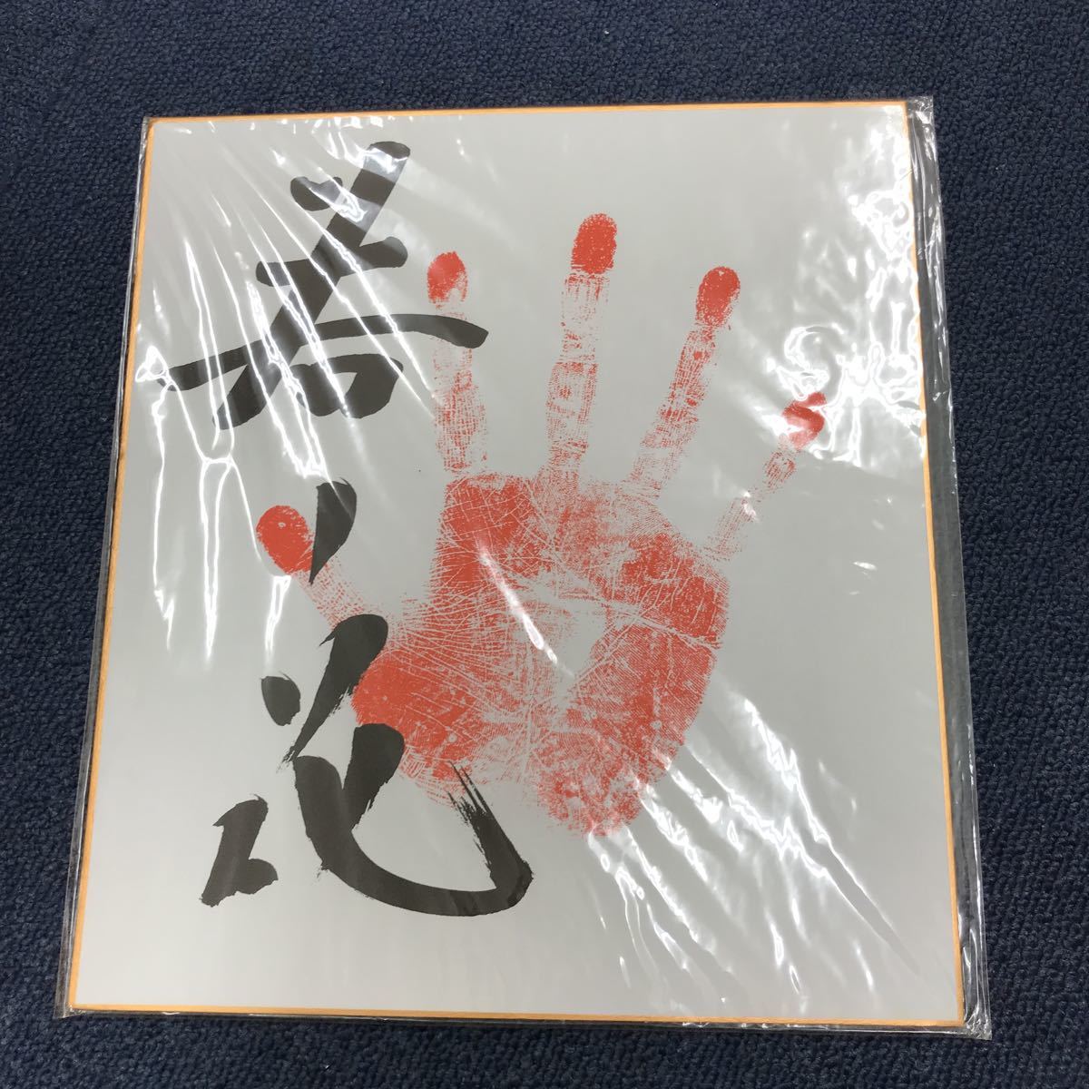 28559-40 0720Y 大相撲 若ノ花 手形 力士 サイン 色紙(相撲)｜売買され