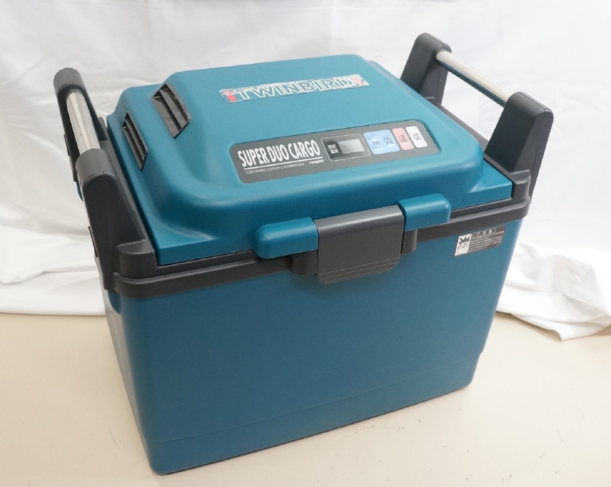202★【中古】TWINBIRD　ツインバード　SUPER DUO CARGO　2電源式　ポータブル　電子冷温ボックス　OR-C662★4808N7　/2ｂ